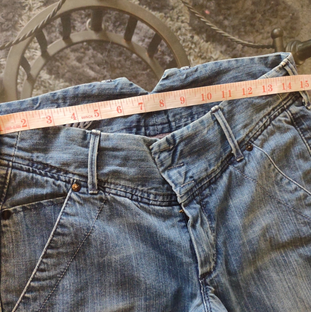 Levi's Blue Women's Dark Wash Straight Leg Denim Jeans Size 30W 32L - Picture 12 of 15